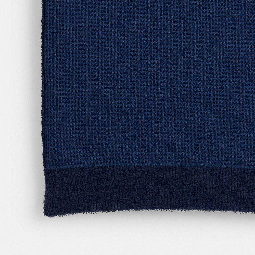 Coach Knit Polo Azul Marinho | COH866904