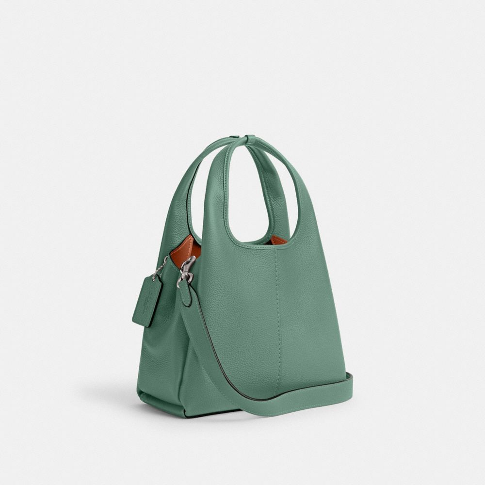 Coach Lana Shoulder Bag 23 Prateadas Turquesa | COH865113