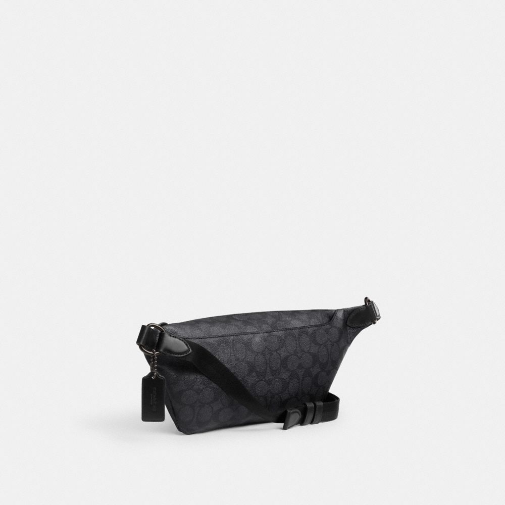 Coach League Belt Bag In Signature Canvas Cinzentas | COH866686