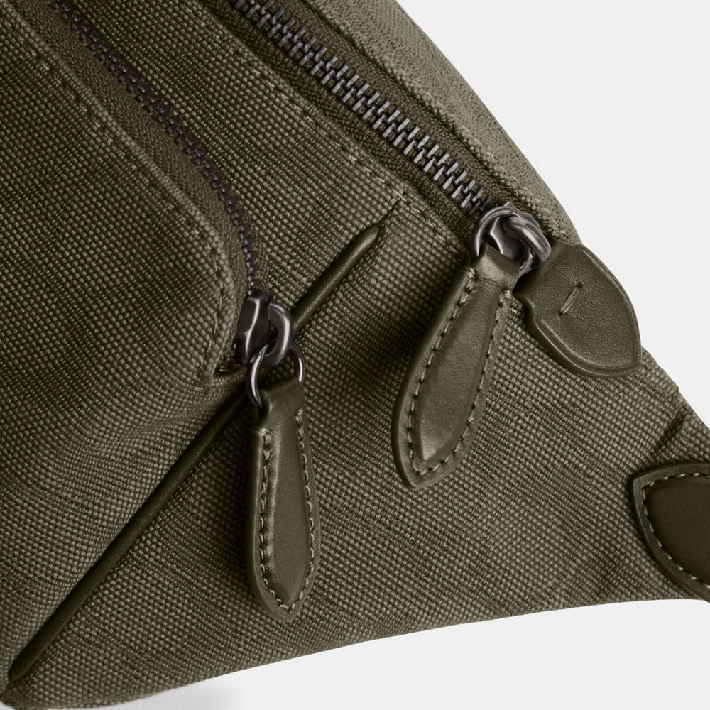 Coach League Belt Bag In Signature Canvas Jacquard Verdes | COH866687