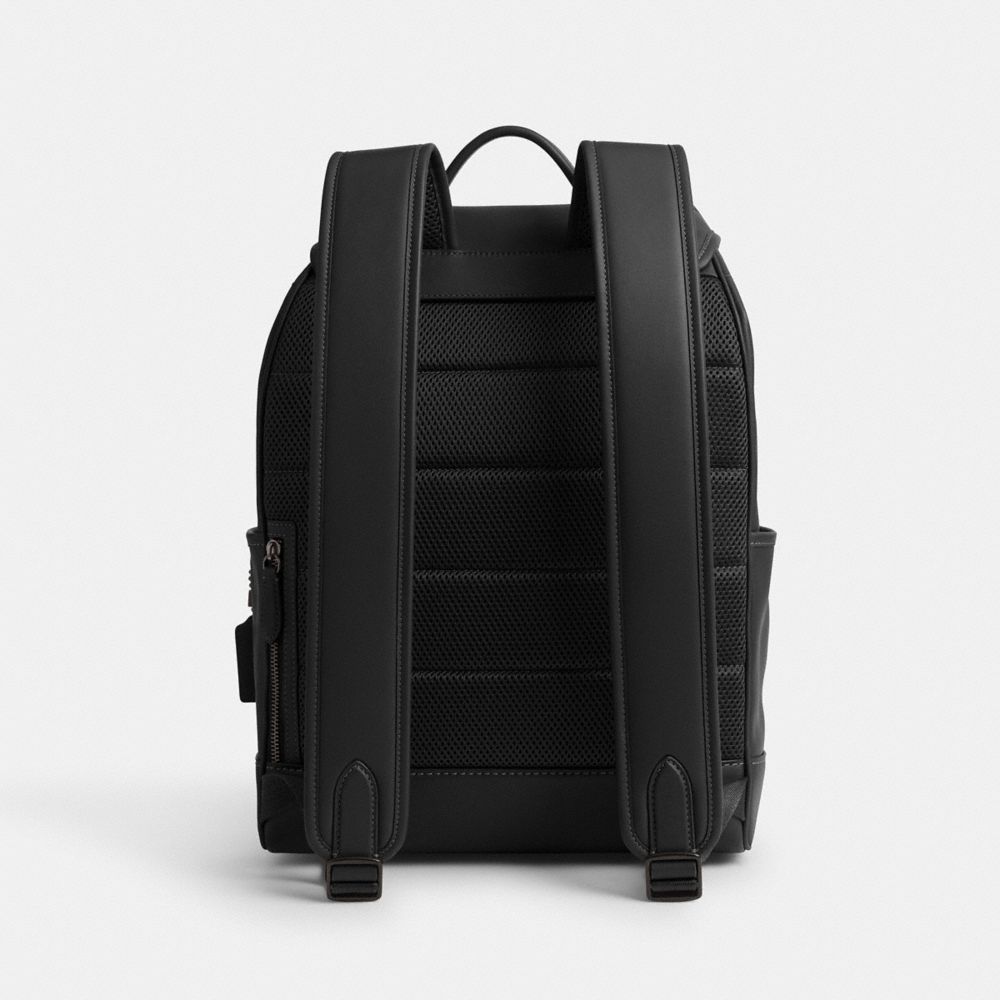 Coach League Flap Backpack Pretas | COH866490