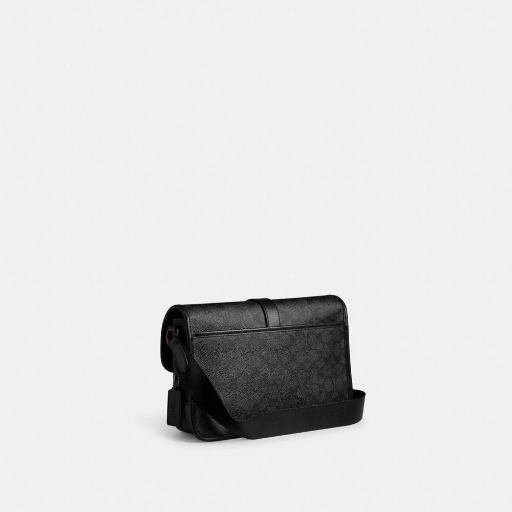 Coach League Messenger Bag In Signature Canvas Cinzentas | COH866615