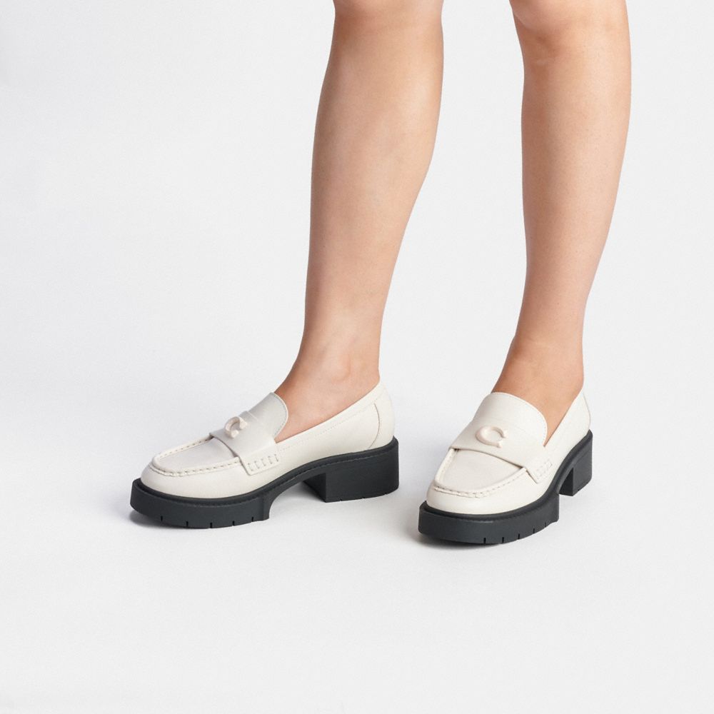 Coach Leah Loafer Branco | COH865774
