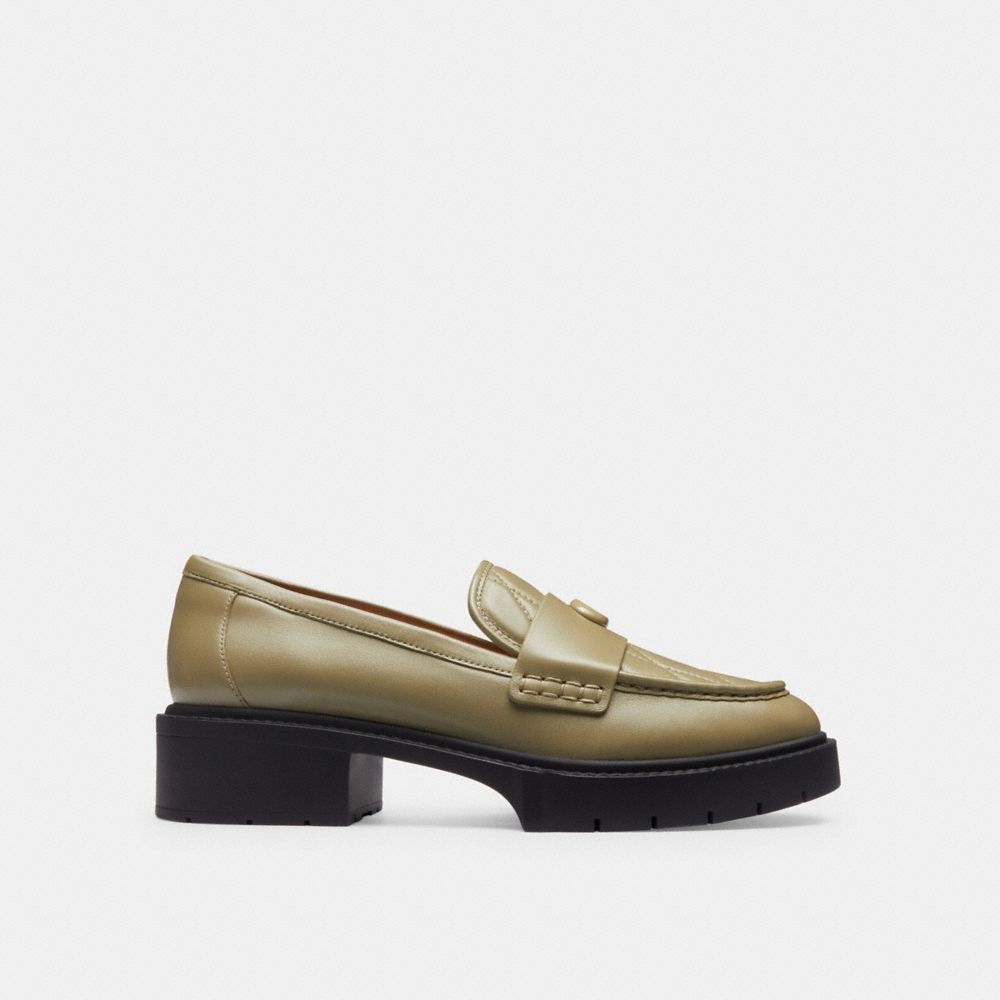 Coach Leah Loafer With Quilting Mostarda | COH865775
