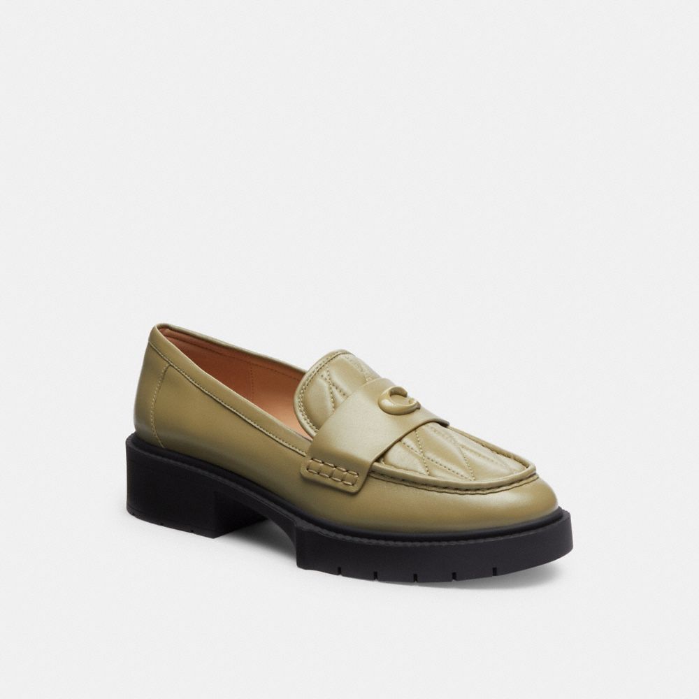Coach Leah Loafer With Quilting Mostarda | COH865775