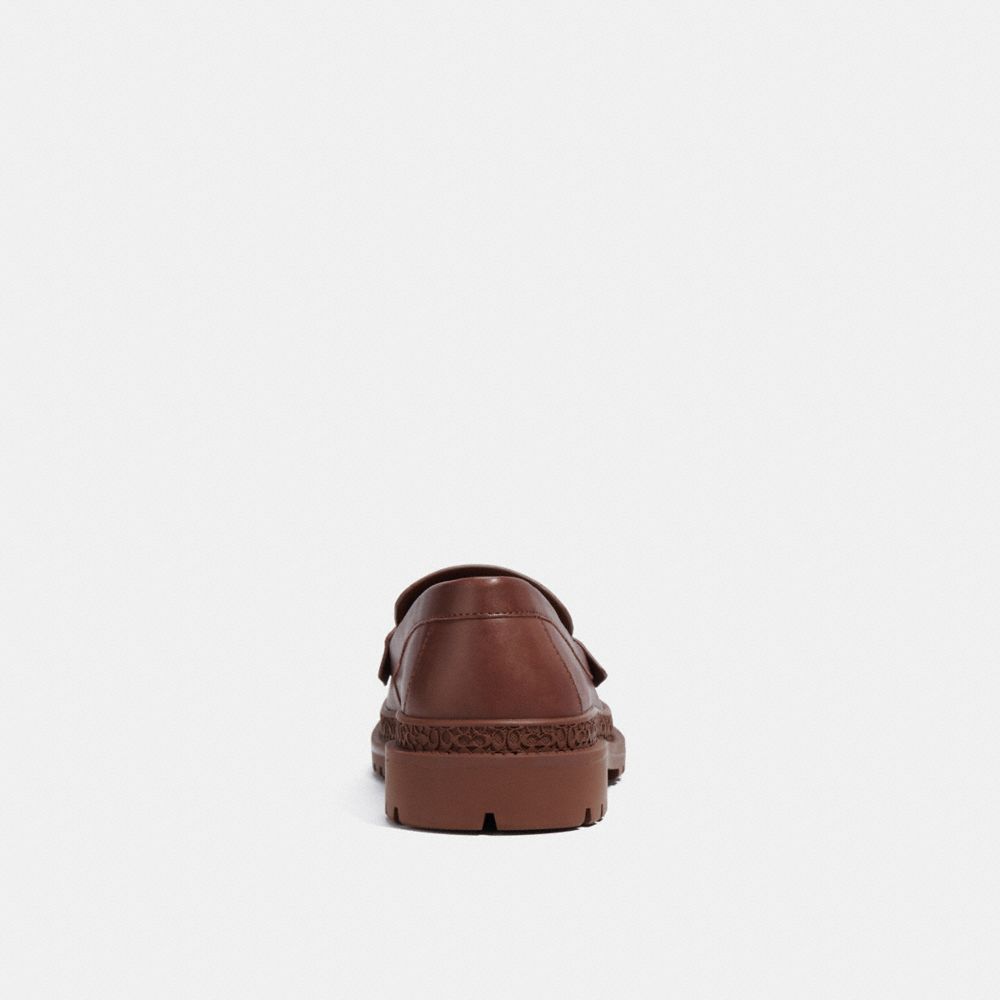 Coach Loafer With Signature Coin Marrom | COH866828