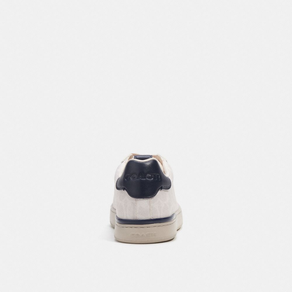 Coach Lowline Low Top Sneaker In Signature Canvas Azuis Escuro | COH866780
