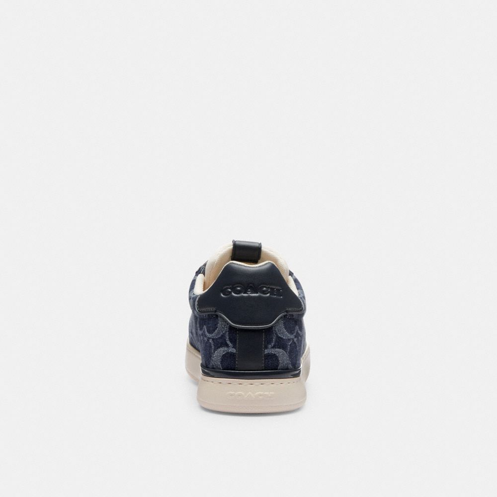 Coach Lowline Low Top Sneaker In Signature Denim Azuis | COH866818