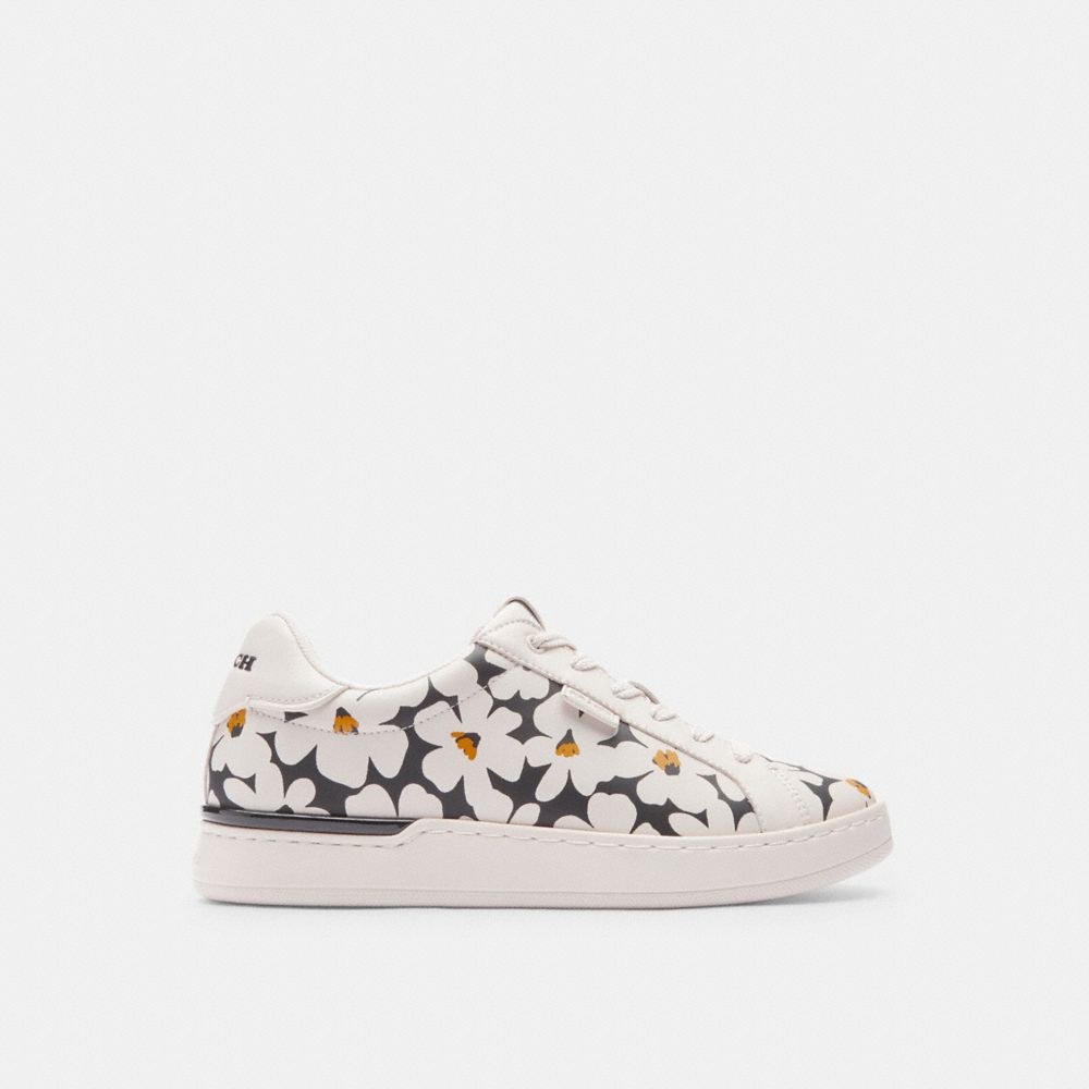 Coach Lowline Low Top Sneaker With Floral Print Multicoloridas | COH865834