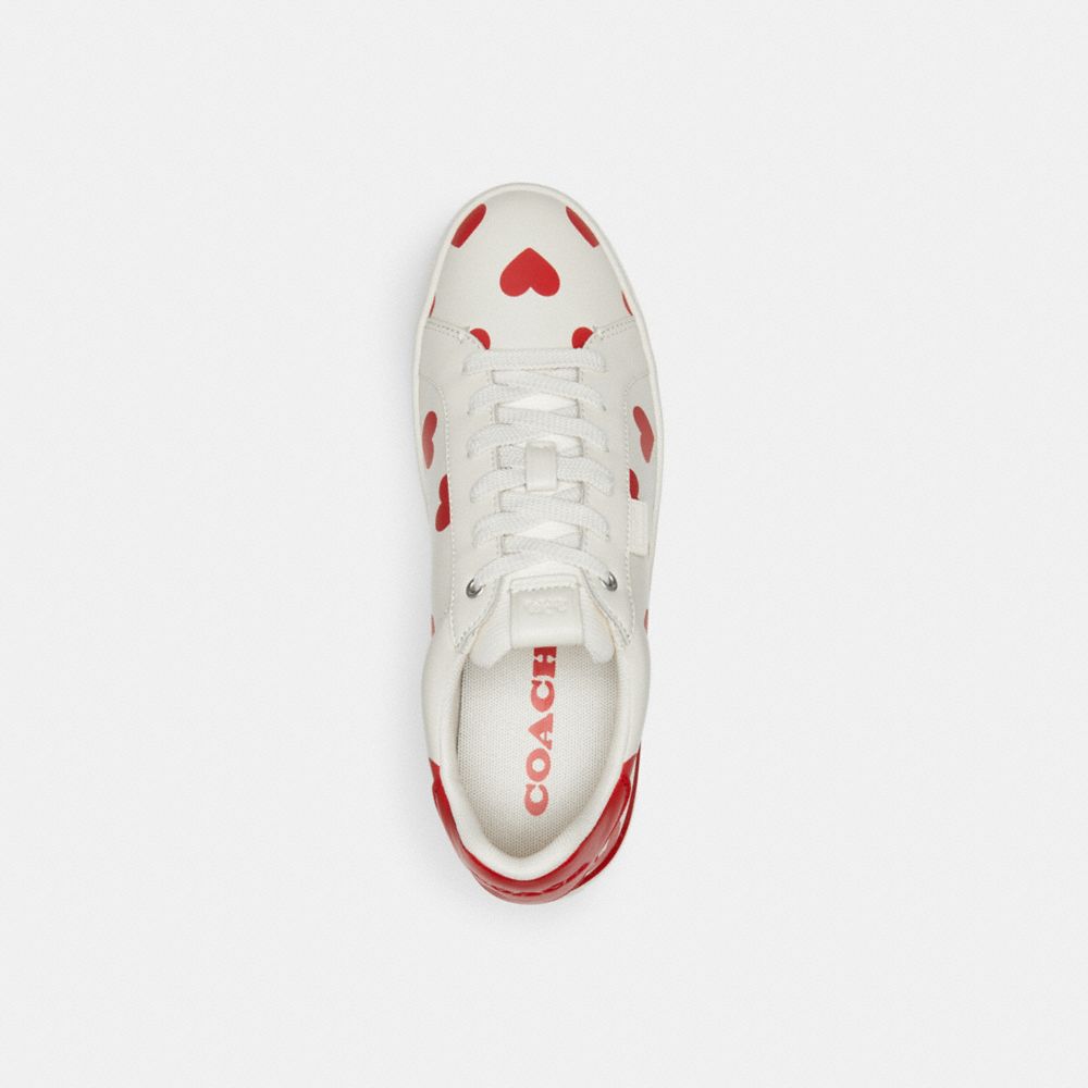Coach Lowline Low Top Sneaker With Valentine'S Print Vermelhas | COH865828