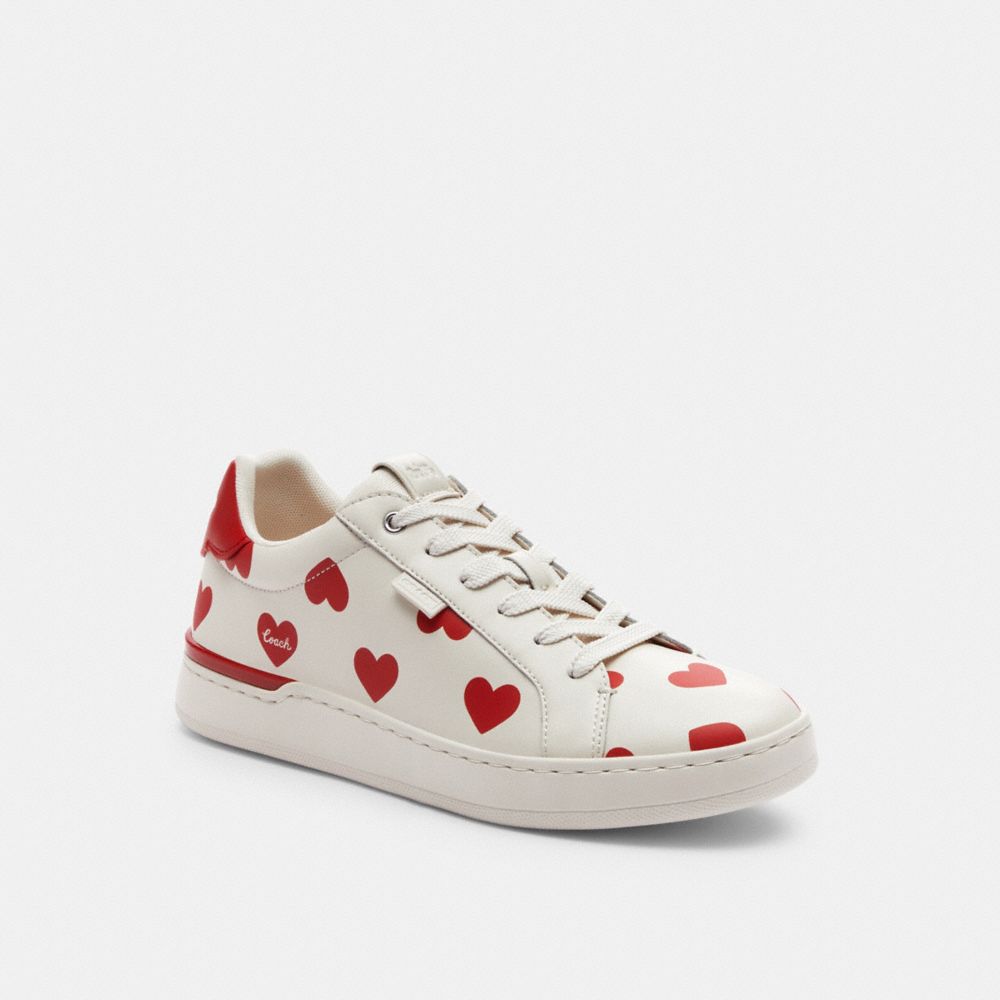 Coach Lowline Low Top Sneaker With Valentine'S Print Vermelhas | COH865828