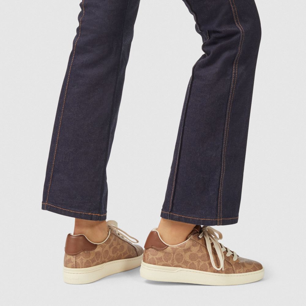 Coach Lowline Luxe Low Top Sneaker Marrom | COH865830