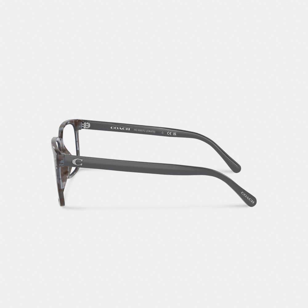 Coach Magnetic Clip On Square Sunglasses Cinzentas Azuis | COH866389