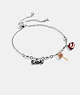 Coach Mini Candy Slider Bracelet Prateadas Multicoloridas | COH866117