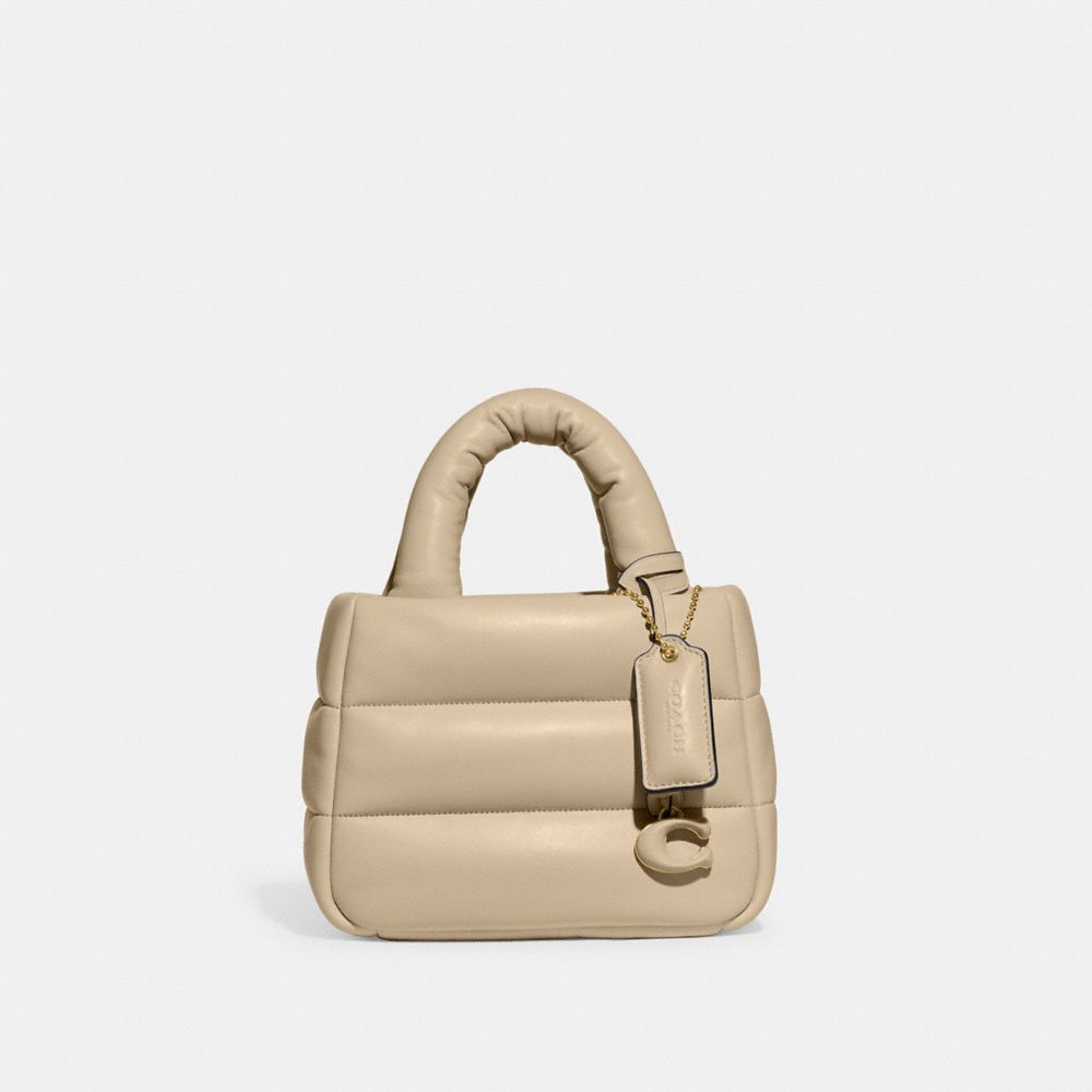 Coach Mini Pillow Tote Bag Branco | COH865364