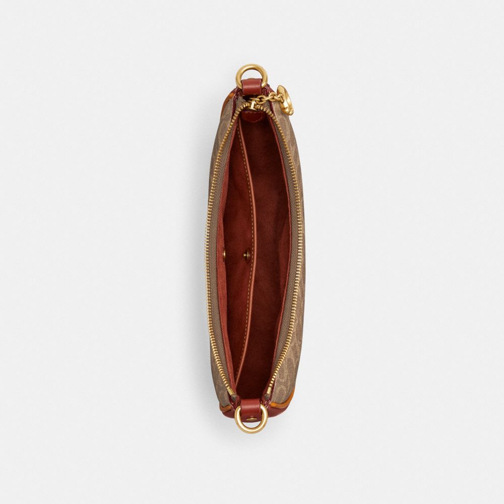 Coach Mira Shoulder Bag In Signature Canvas Marrom Vermelhas | COH865357