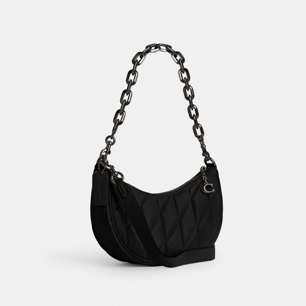 Coach Mira Shoulder Bag With Pillow Quilting Azuis Cinzentas Pretas | COH865359