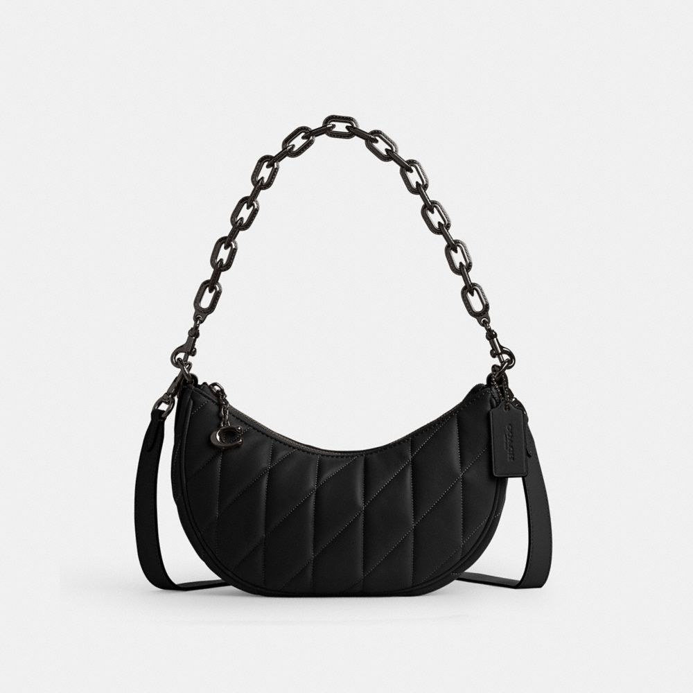 Coach Mira Shoulder Bag With Pillow Quilting Azuis Cinzentas Pretas | COH865359