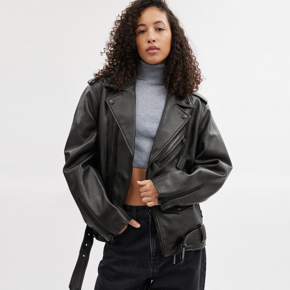 Coach Moto Jacket Pretas | COH866859