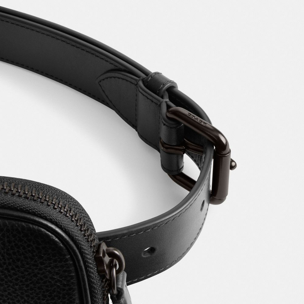 Coach Multi Pouch Belt Bag Pretas | COH866681
