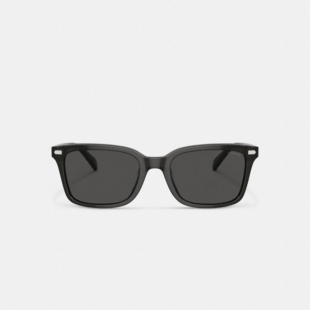 Coach Narrow Square Sunglasses Cinzentas Escuro | COH867067