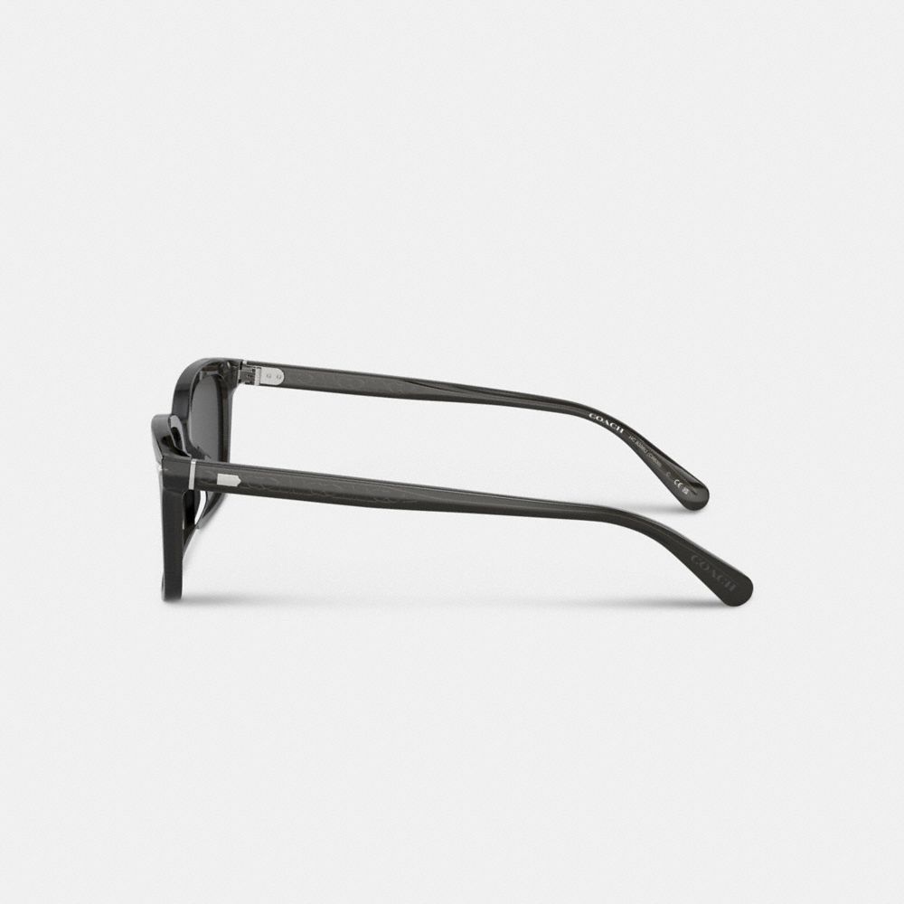 Coach Narrow Square Sunglasses Cinzentas Escuro | COH867067