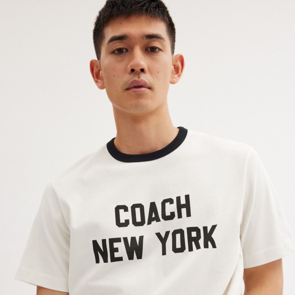 Coach New York T Shirt Branco | COH865976