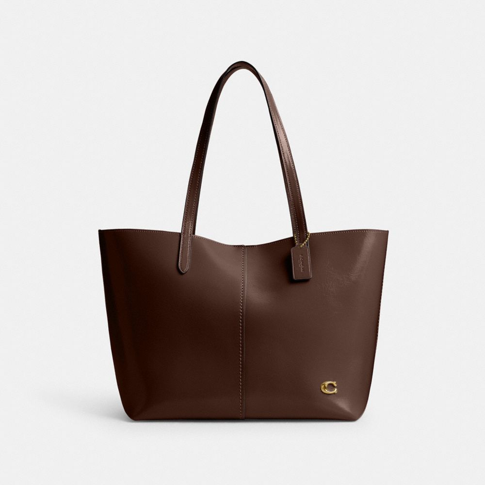 Coach North Tote Bag 32 Chocolate | COH865025