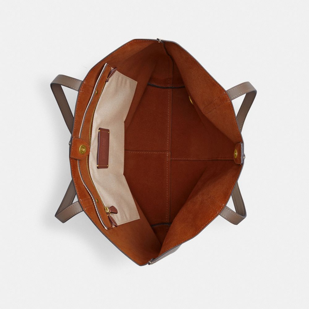 Coach North Tote Cinzentas Escuro | COH865099