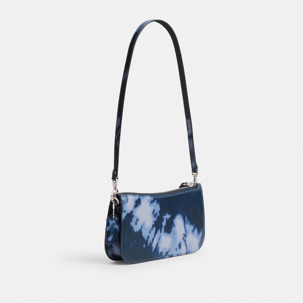 Coach Penn Shoulder Bag With Tie Dye Print Prateadas Azul Marinho | COH864893
