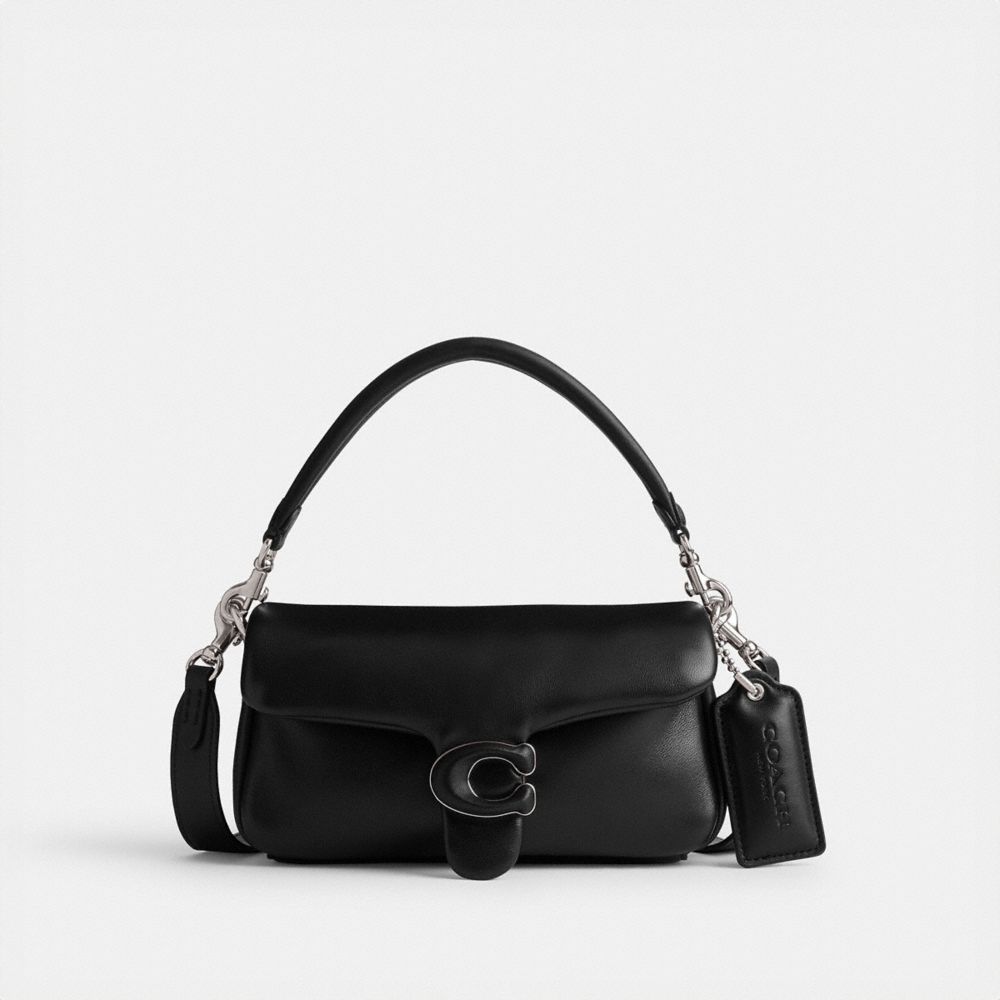 Coach Pillow Tabby Shoulder Bag 20 Prateadas Pretas | COH864788