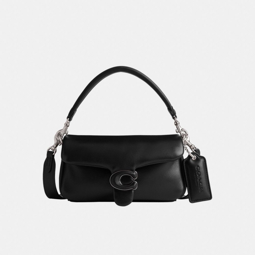 Coach Pillow Tabby Shoulder Bag 20 Prateadas Pretas | COH864788