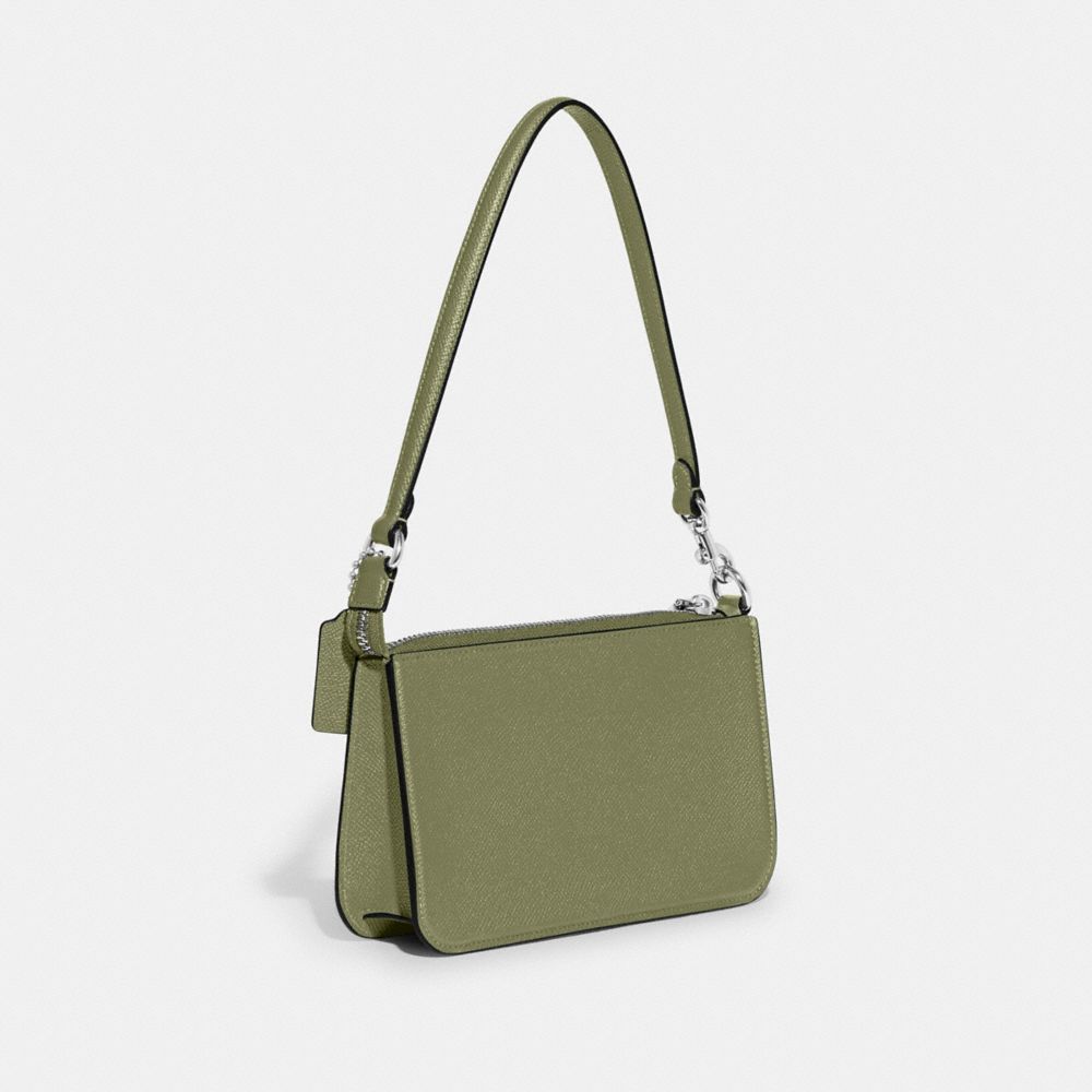 Coach Pouch Bag With Signature Canvas Mostarda | COH865205