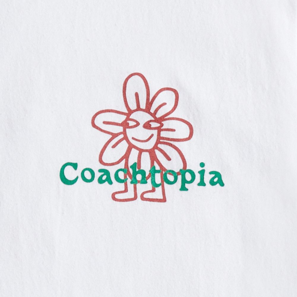 Coach Relaxed T Shirt In 97% Recycled Cotton: Flower Watcher Branco | COH865967