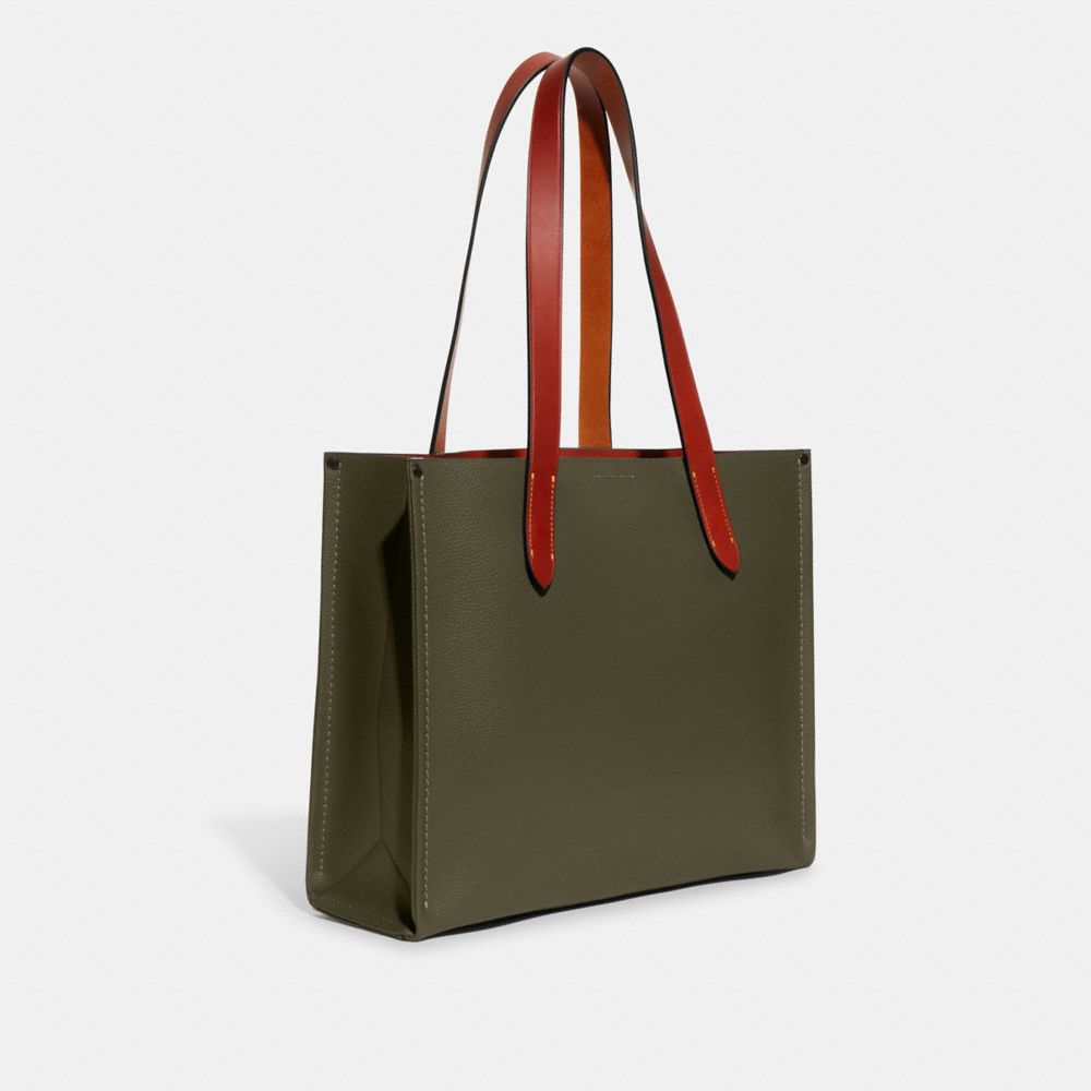 Coach Relay Tote Bag 34 Verdes | COH866524