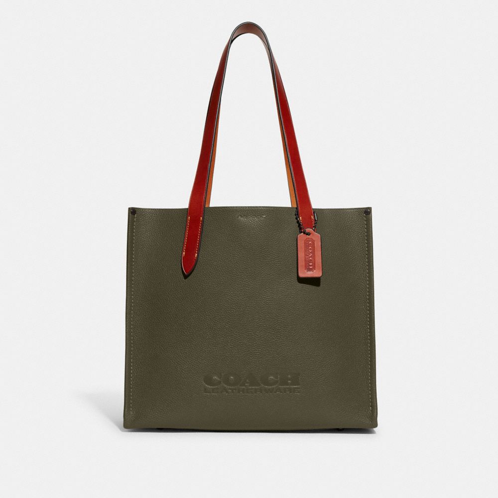 Coach Relay Tote Bag 34 Verdes | COH866524