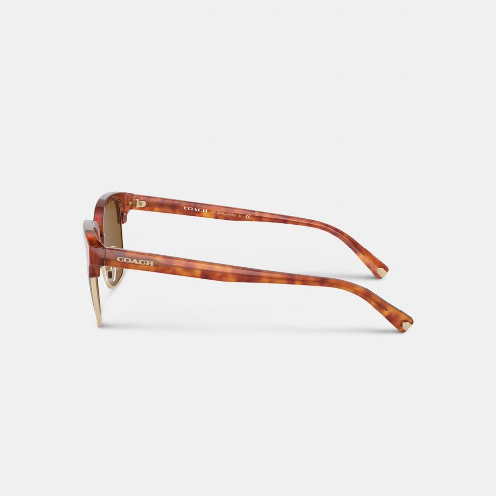 Coach Retro Sunglasses Marrom | COH867079