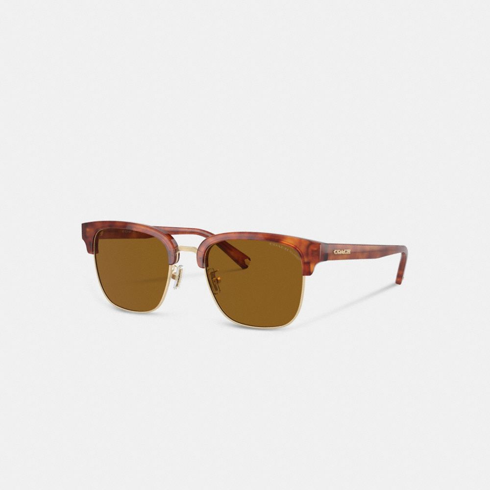 Coach Retro Sunglasses Marrom | COH867079