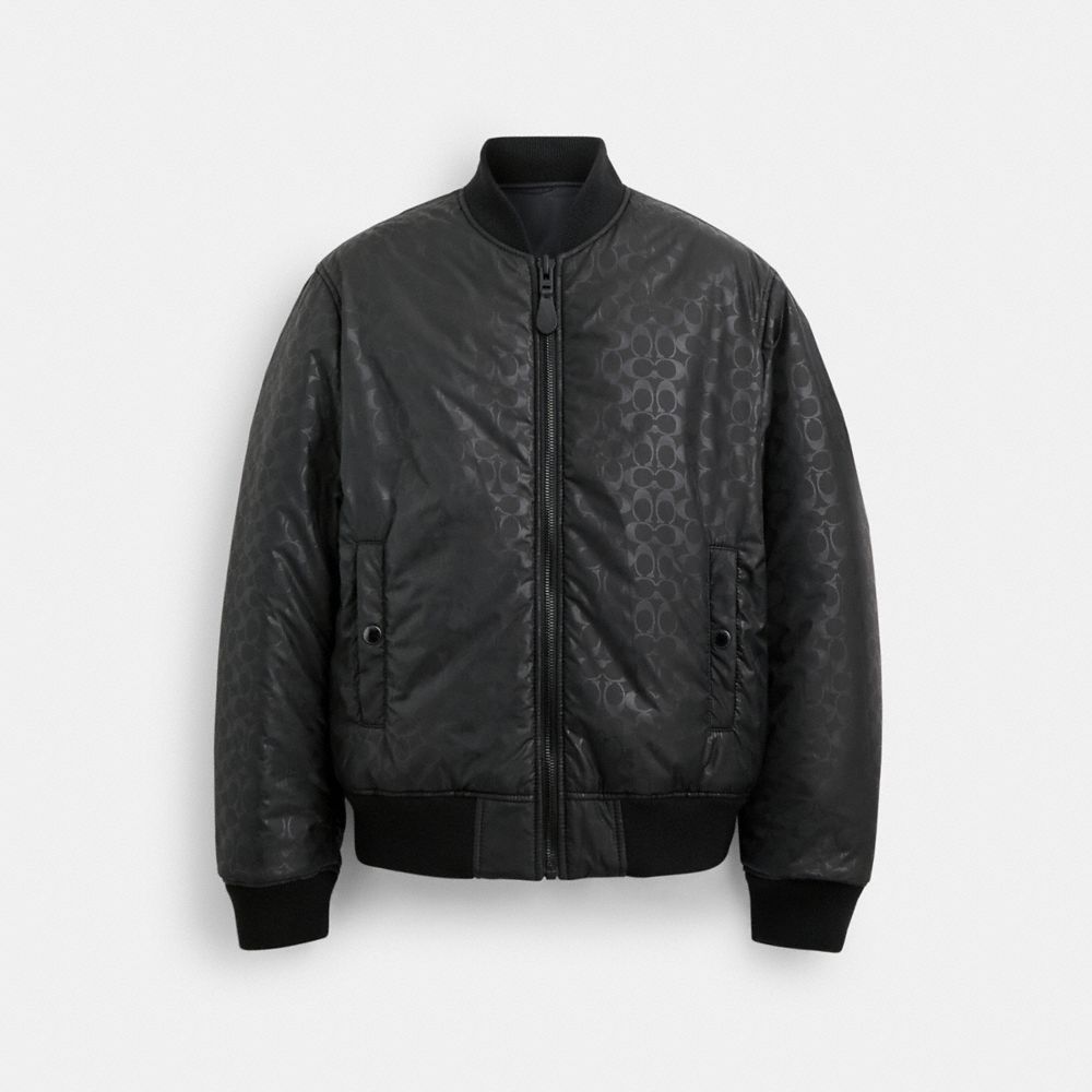 Coach Reversible Ma 1 Jacket Pretas | COH865923