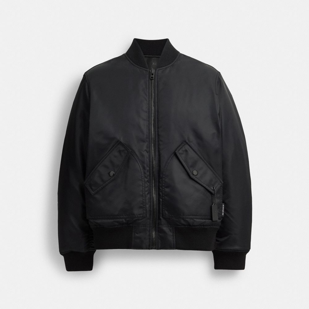 Coach Reversible Ma 1 Jacket Pretas | COH865923