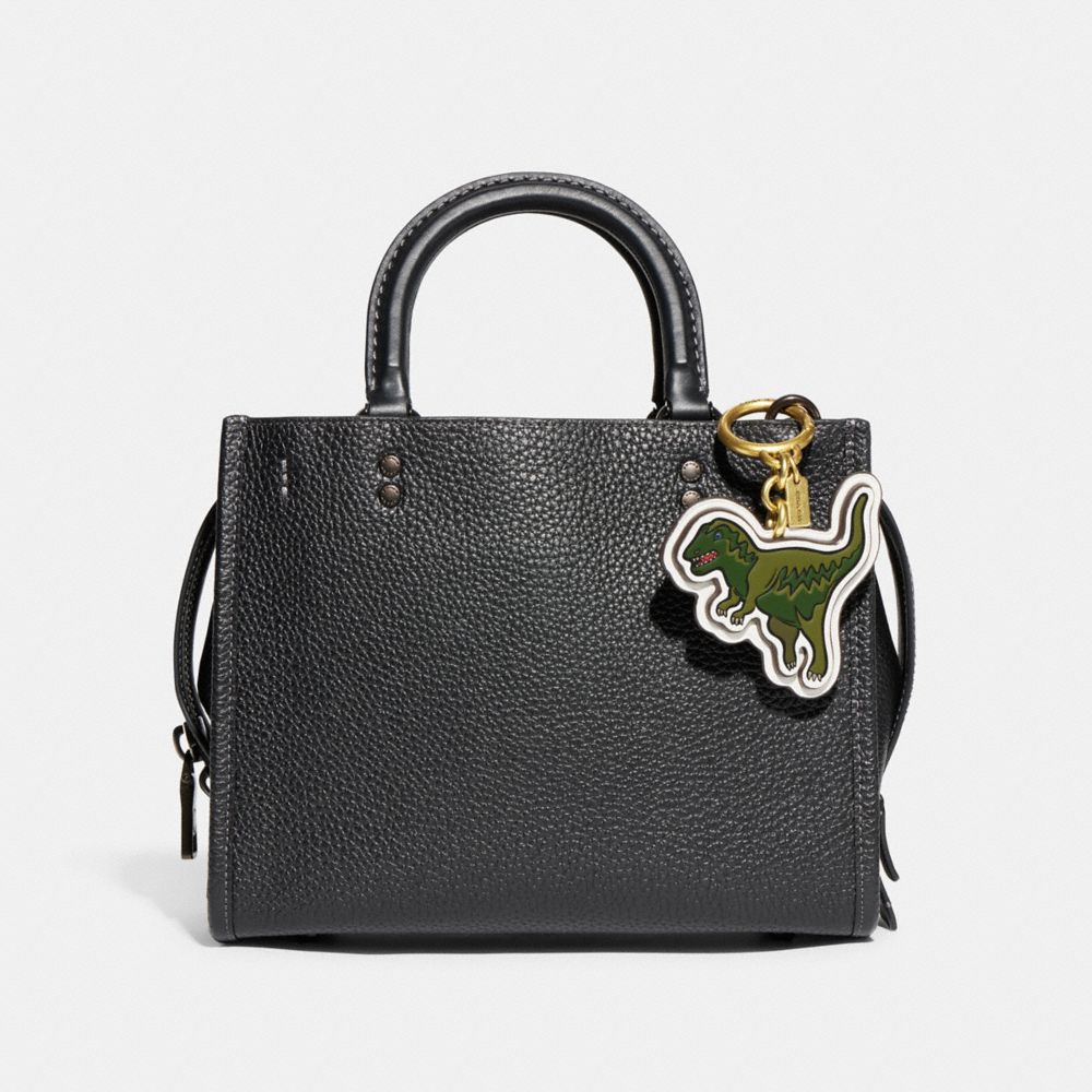 Coach Rexy Bag Charm With Signature Canvas Branco | COH866457
