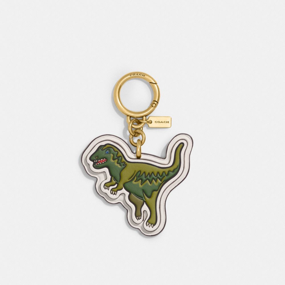 Coach Rexy Bag Charm With Signature Canvas Branco | COH866457