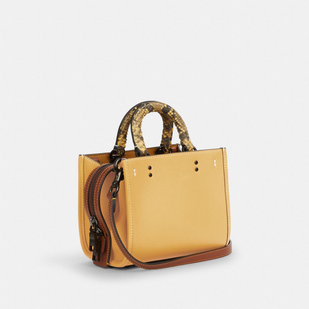 Coach Rogue 17 With Snakeskin Detail Azuis Cinzentas | COH865167