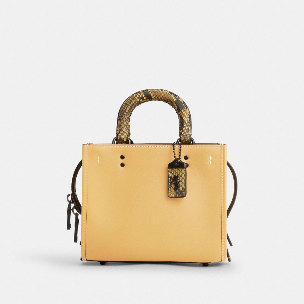 Coach Rogue 17 With Snakeskin Detail Azuis Cinzentas | COH865167