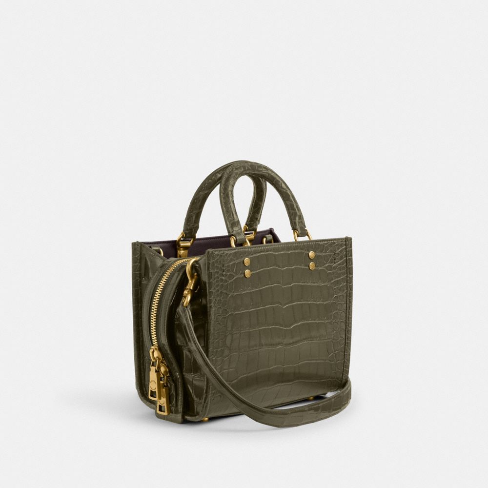 Coach Rogue 20 In Alligator Verde Oliva | COH865137