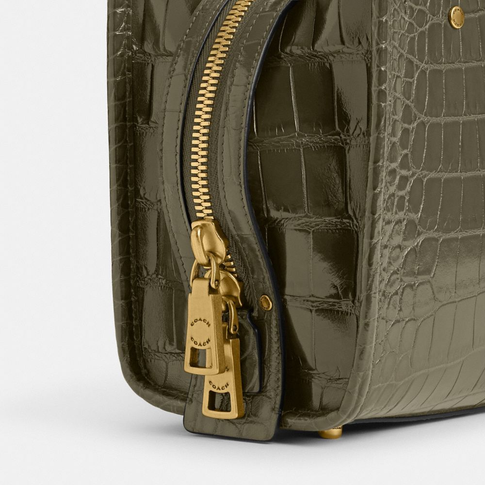 Coach Rogue 20 In Alligator Verde Oliva | COH865137