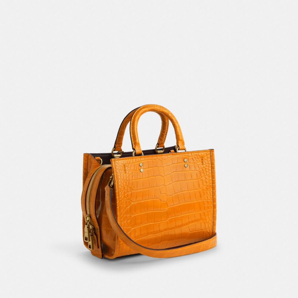 Coach Rogue Bag 25 In Alligator Laranja | COH865120