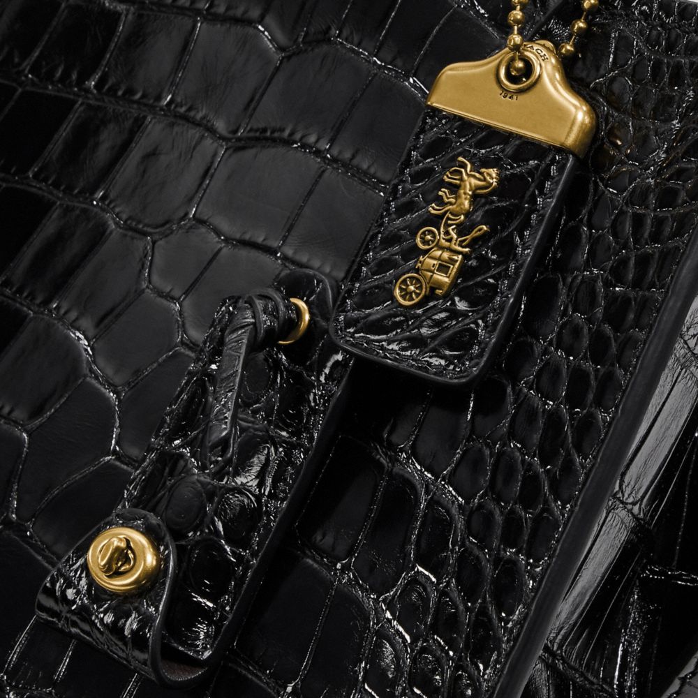 Coach Rogue Bag 25 In Alligator Pretas | COH864864