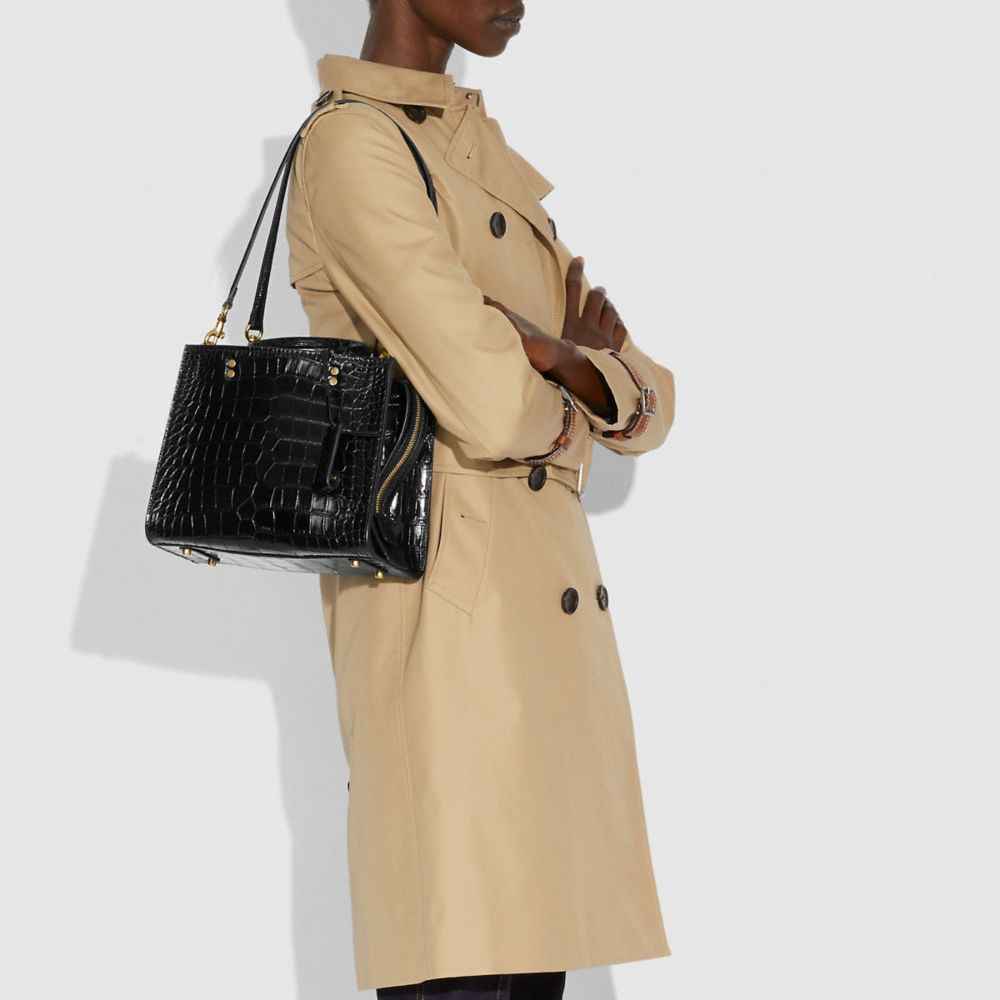 Coach Rogue Bag 25 In Alligator Pretas | COH864864