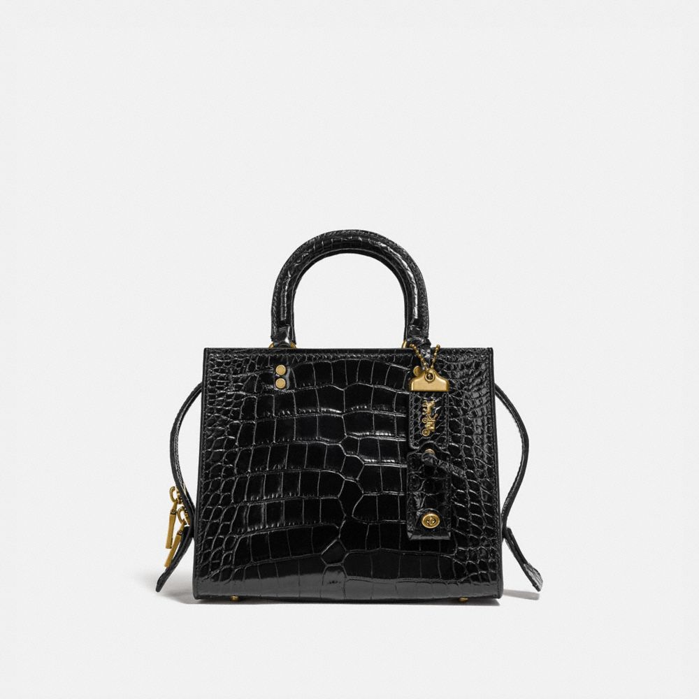 Coach Rogue Bag 25 In Alligator Pretas | COH864864